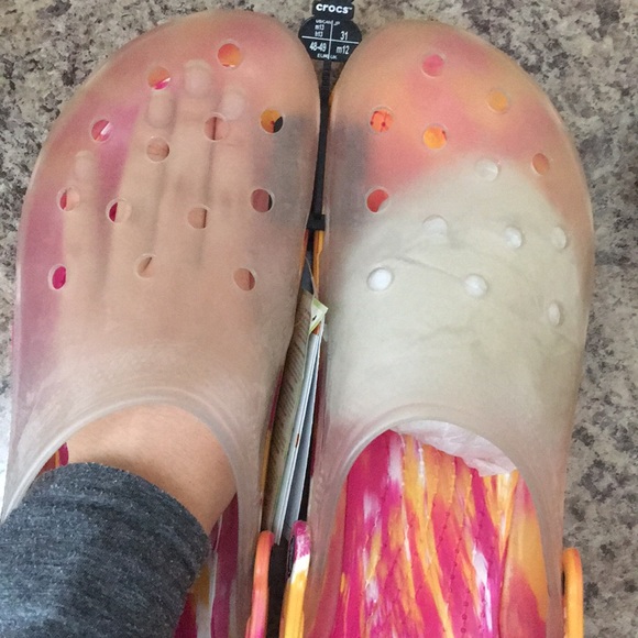 Marbled Translucent Crocs - Picture 9 of 13